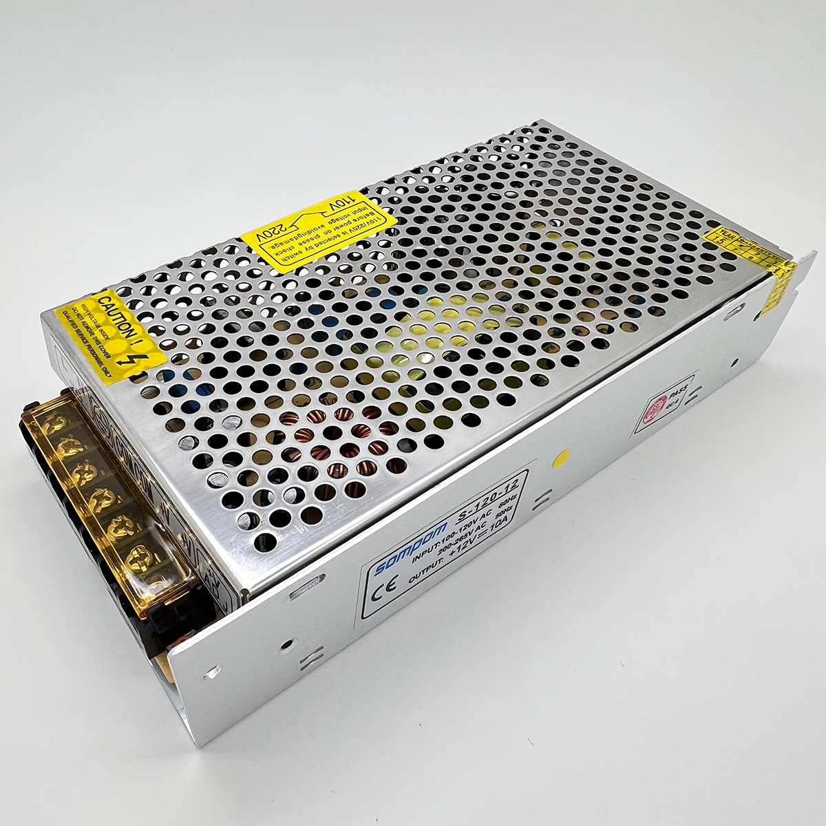 Alimentation 230 V - 12 V / 10 A pour ruban de Leds, cadre lumineux...