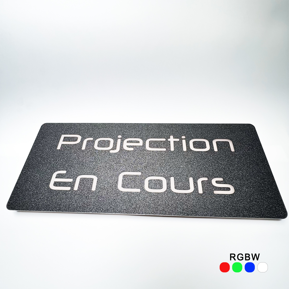 Enseigne Projection en cours RGBW
