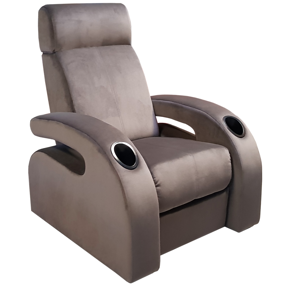 Fauteuil Home Cinéma Motorisé OSMOSE Class PREMIUM / Cuir Nubuck Italien Nabuk