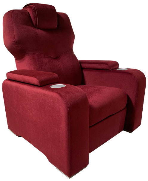Fauteuil Home Cinéma Motorisé MANHATTAN Class PREMIUM / Velours mat Dolce