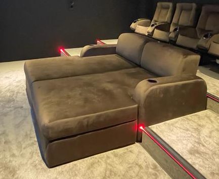 Méridienne DESIGN ULTRA LOUNGE / Alcantara Italien Somptuo