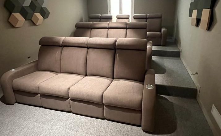 Projet clients fauteuils fixes DESIGN ULTRA  tissu aspect lin  NATURA