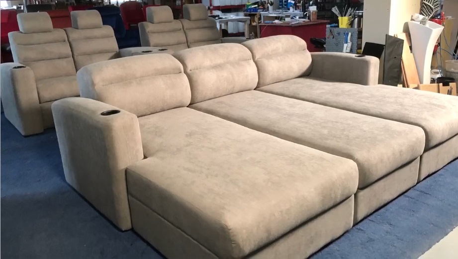 Projet client fauteuils STARSHIP Tissu aspect lin NATURA