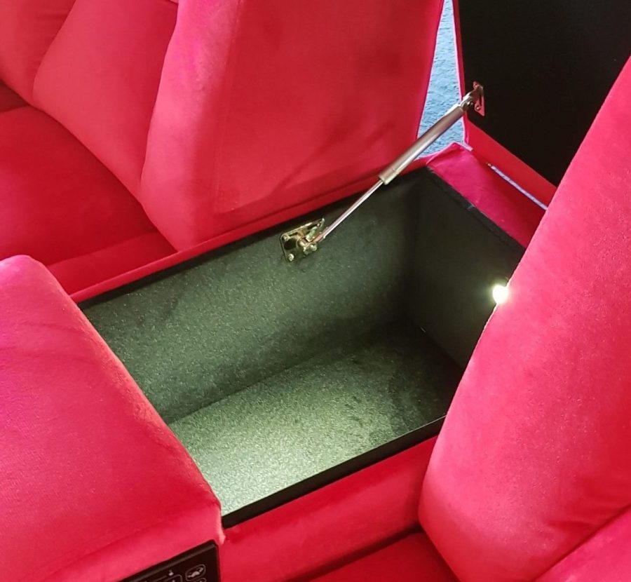 Trappe de rangement avec éclairage automatique pour accoudoirs - sur devis dès 285€