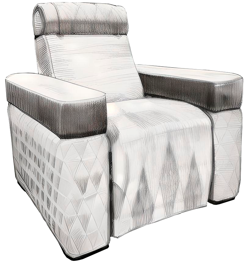 Fauteuil Nova - Dessin technique