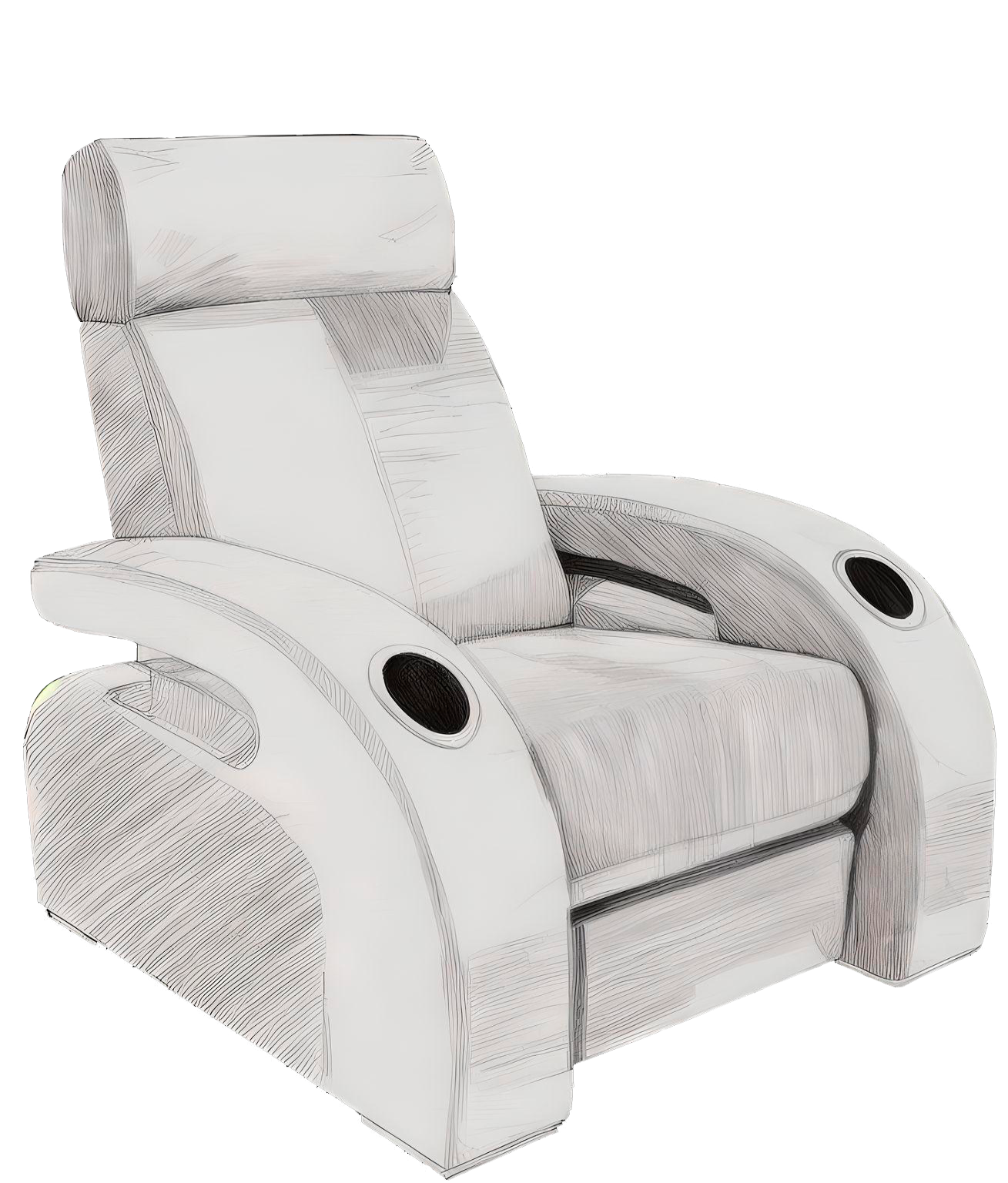 Fauteuil Osmose - Dessin artistique