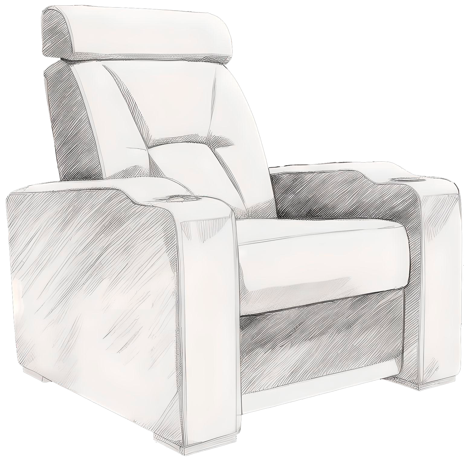 Fauteuil VIP - Dessin technique