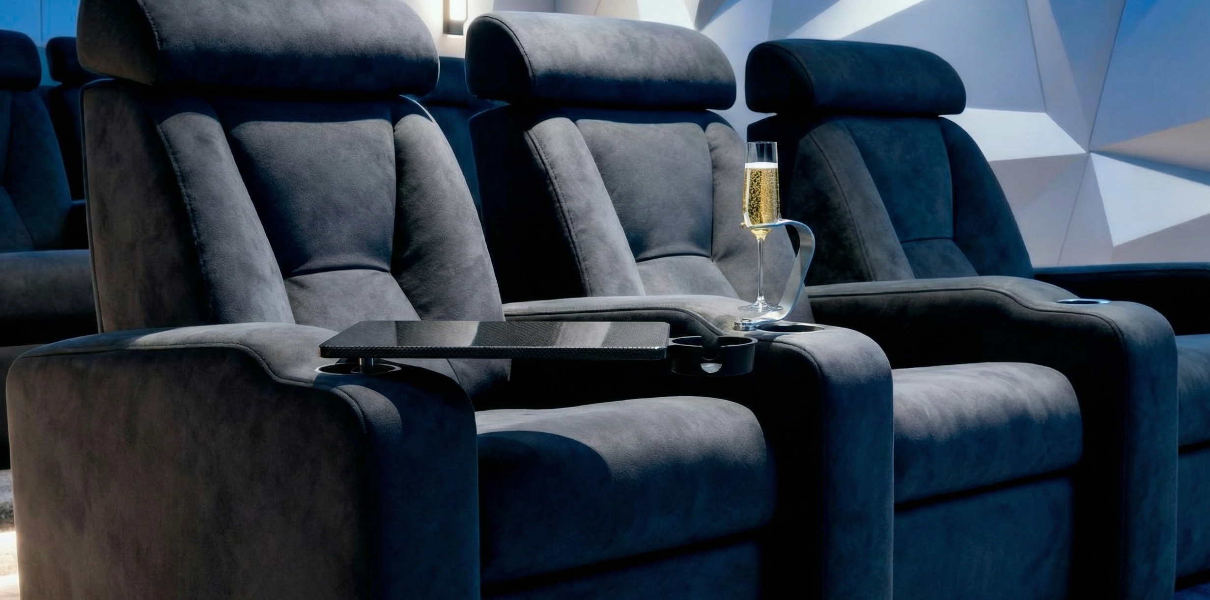Options et accessoires - Porte-verre champagne intégré